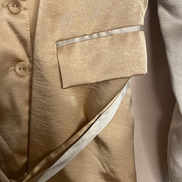 NWT Eggie Blazer, Size S, Color Cream and Tan - Picture 3 of 10